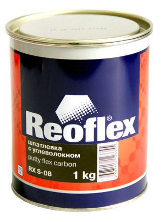 Шпатлёвка REOFLEX с углеволокном Flex Carbon (1кг) Шпатлёвка REOFLEX с углеволокном Flex Carbon (1кг)
