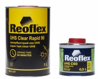 Лак REOFLEX Супербыстрый UHS 2+1 (1л+0,5л) Лак REOFLEX Супербыстрый UHS 2+1 (1л+0,5л)