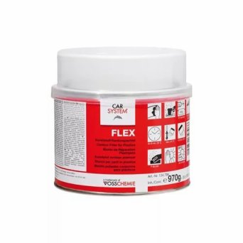 CARSYSTEM Шпатлевка полиэфирная для ремонта пластиков "Flex" (1кг) CARSYSTEM Шпатлевка полиэфирная для ремонта пластиков "Flex" (1кг)