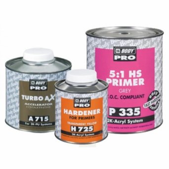 BODY PRO P335 Грунт наполнитель HS 5+1 (1л+0,2л) BODY PRO P335 Грунт наполнитель HS 5+1 (1л+0,2л)