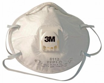 3M Респиратор противопылевой с клапаном выдоха 8122 3M Респиратор противопылевой с клапаном выдоха 8122