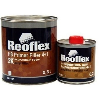 Грунт Акриловый REOFLEX HS 4+1 (0,8л+0,2л) Грунт Акриловый REOFLEX HS 4+1 (0,8л+0,2л)