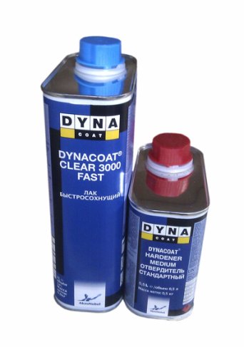 DYNA Лак 2К MS CLEAR 3000 Быстросохнущий 2+1 (1л+0,5л) DYNA Лак 2К MS CLEAR 3000 Быстросохнущий 2+1 (1л+0,5л)