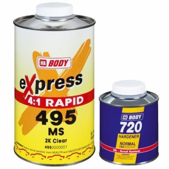 BODY PRO C495 Лак MS 4:1 RAPID EXPRESS (1л+0,25л) BODY PRO C495 Лак MS 4:1 RAPID EXPRESS (1л+0,25л)