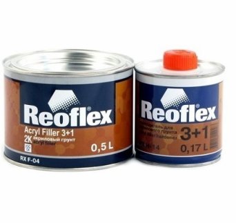 Грунт Акриловый REOFLEX 3+1 (0,5л+0,17л) Грунт Акриловый REOFLEX 3+1 (0,5л+0,17л)