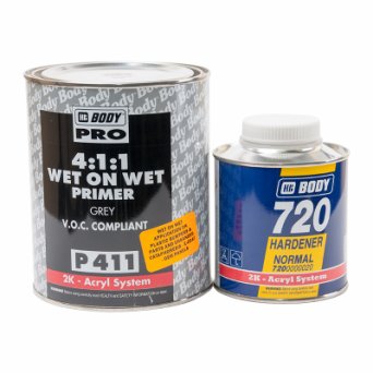 Body PRO P411 WET ON WET Грунт 4:1:1 (1л+0,25л) Body PRO P411 WET ON WET Грунт 4:1:1 (1л+0,25л)