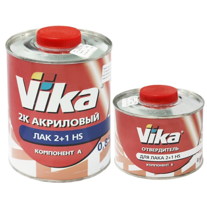 VIKA Лак акриловый HS (0,5л+0,25л)