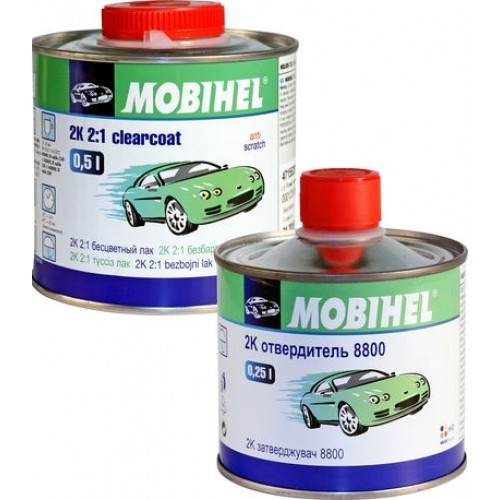Лак MOBIHEL MS 2+1 (0,5л+,25л) Лак MOBIHEL MS 2+1 (0,5л+,25л)