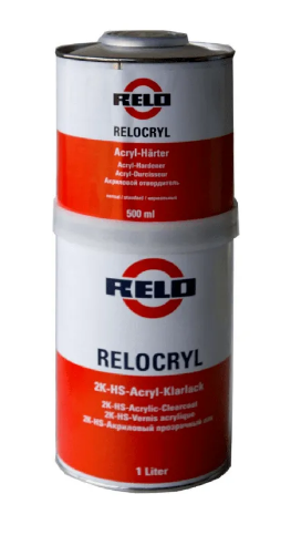 Relocryl 2K-HS-Klarlack 1л + отвердитель 0,5л (комплект)