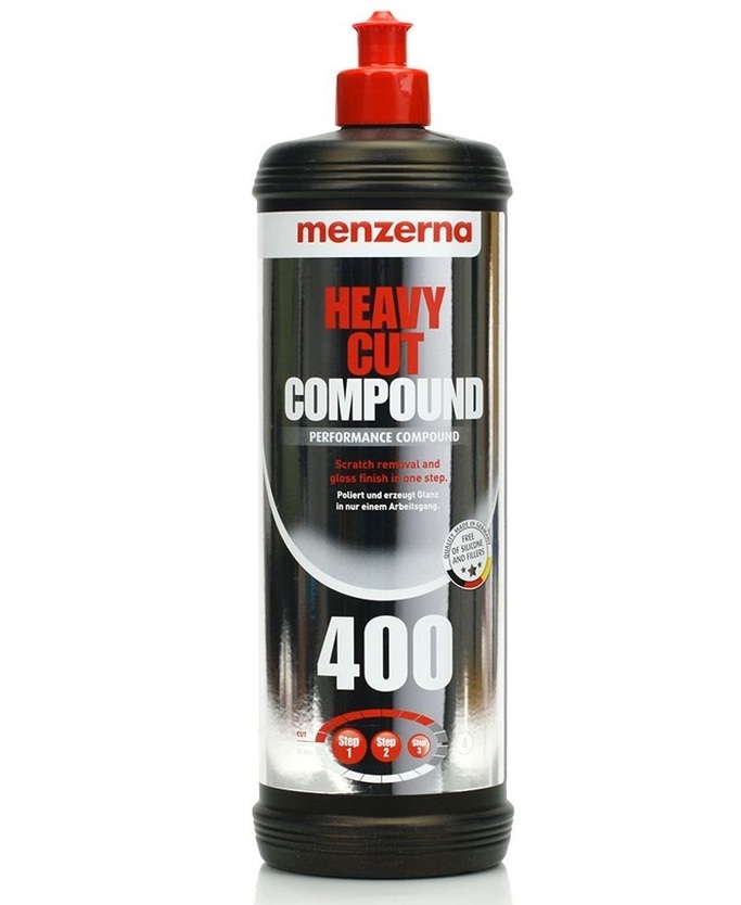 MENZERNA Heavy Cut Compound 400 - Универсальная высокоабразивная полировальная паста (1000г)