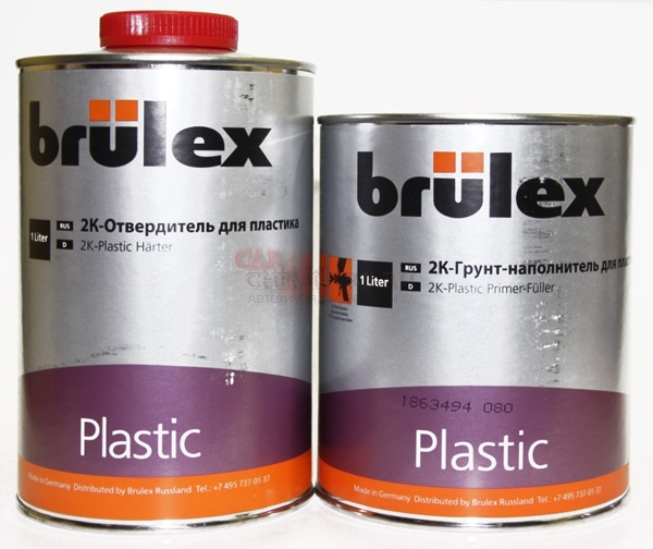 Грунт BRULEX 1К наполнитель для пластика (1л)