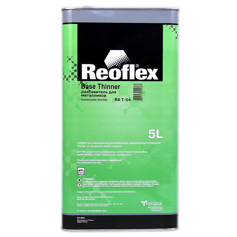 REOFLEX Разбавитель для базы, металликов (5л)