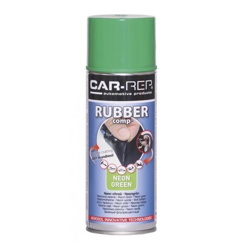 Car-Rep RUBBERcomp резиновое покрытие, флуорисцентное зеленое (400мл) аэрозоль