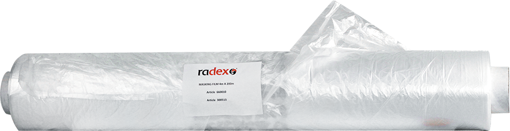RADEX Маскирующая пленка 10мкм (5м х 200м) RADEX Маскирующая пленка 10мкм (5м х 200м)