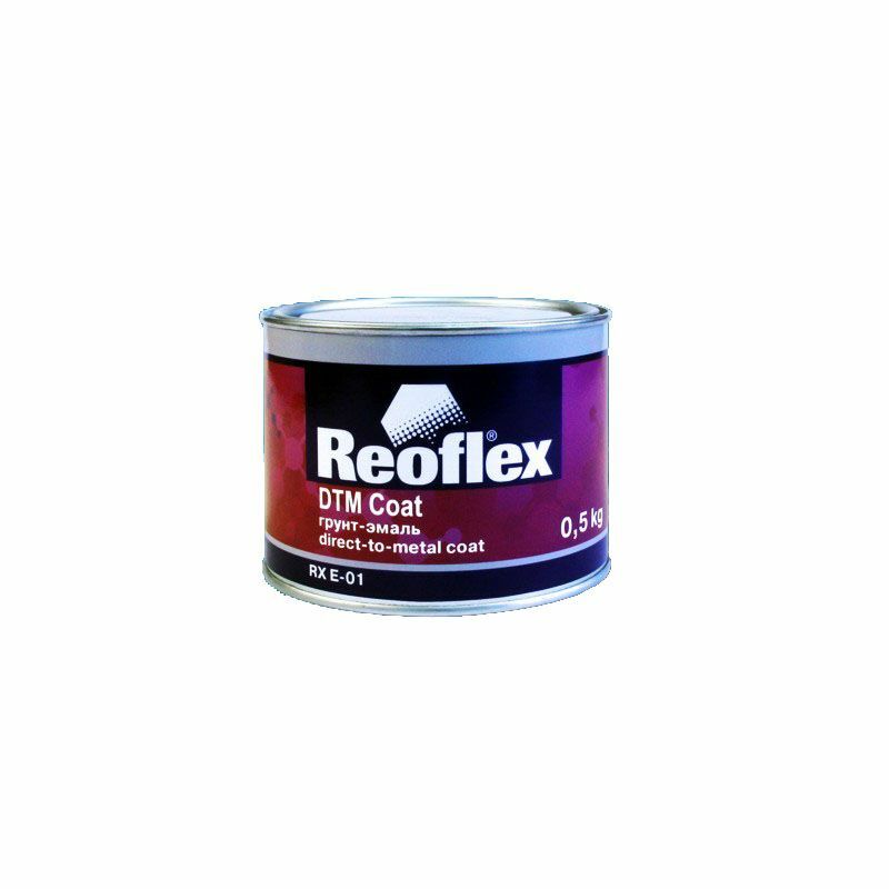 Reoflex Грунт-эмаль ЧЕРНАЯ матовая (0,5кг)