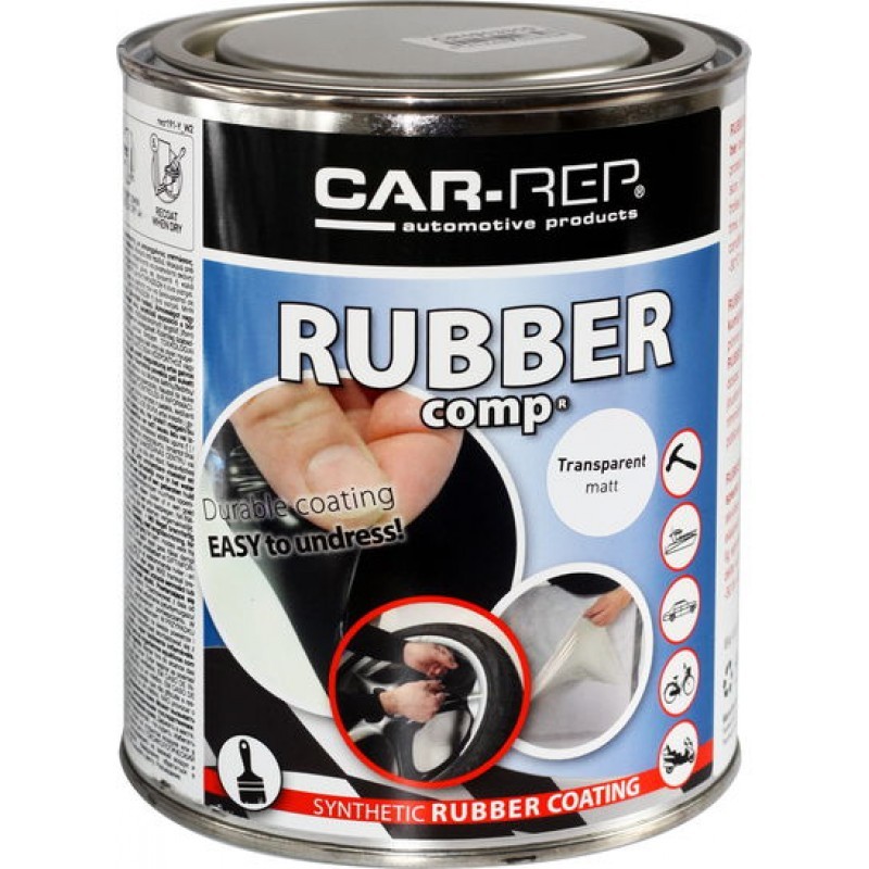 Car-Rep RUBBERcomp резиновое покрытие, желтое (1л)