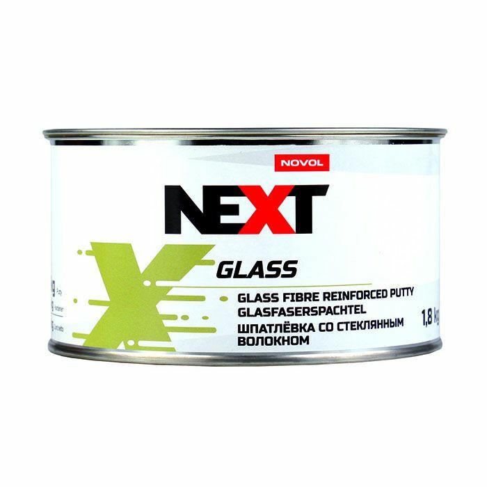 Next Glass Шпатлевка со стекловолокном (1,8кг)