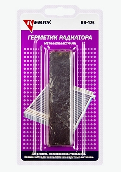 KERRY Герметик радиатора металлопластилин (25г)