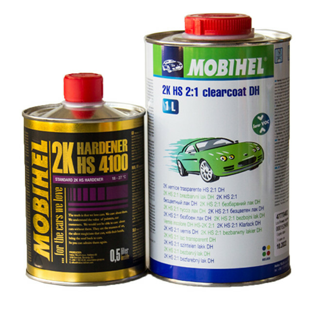 Mobihel 2К HS 2:1  Комплект лака  DH low VOC (1л + 0,5л) (повышенная твердость)