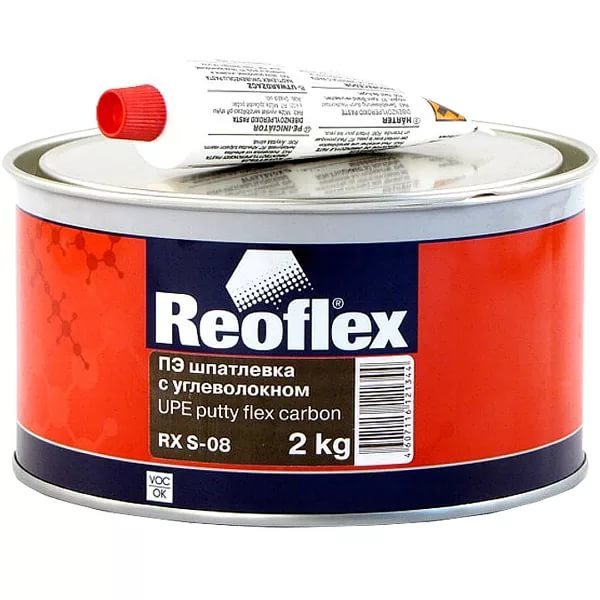 Шпатлёвка REOFLEX с углеволокном Flex Carbon (2кг)