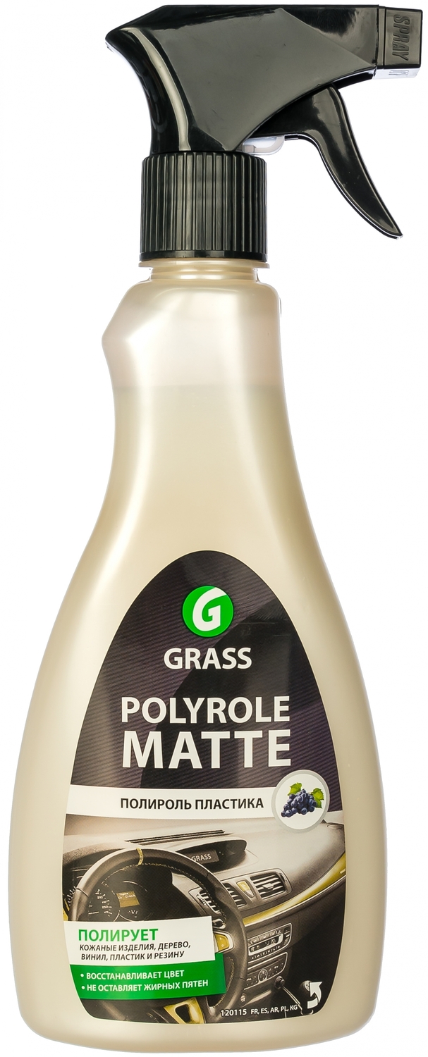 GRASS Полироль-очиститель пластика "Polyrole Matte" (250мл)