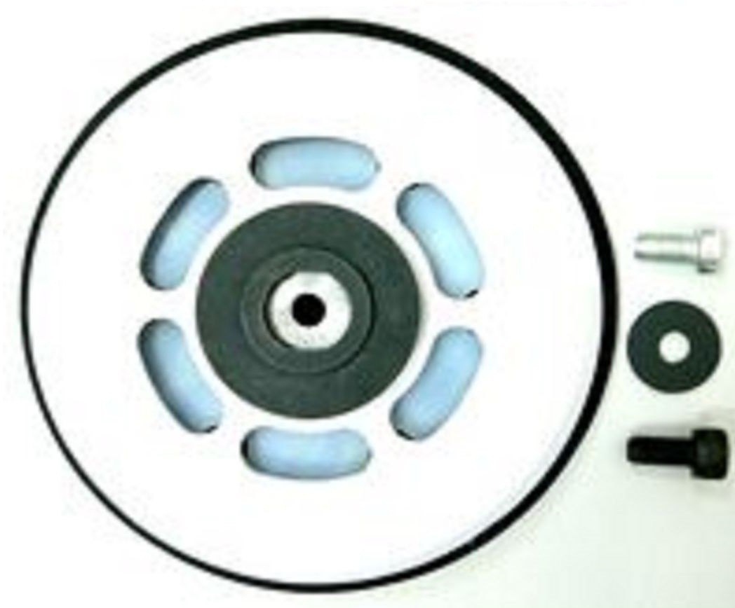 TOR 1000 Диск-основа D150ммх20мм,15 отв, 5/16"+М8, мягкая, сер-черн