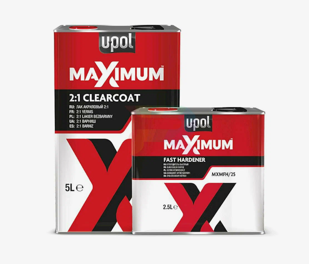 U-POL Акриловый лак MAXIMUM HS Лак (5л+2,5л) /2/ U-POL Акриловый лак MAXIMUM HS Лак (5л+2,5л) /2/