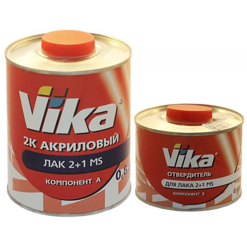 VIKA Лак акриловый MS (0,85л+0,43л)