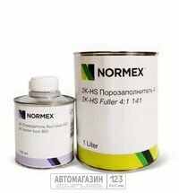 Normex 141 Грунт-порозаполнитель 2К HS 4+1 светло-серый (1л+0,25л)